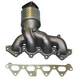 2002 KIA Spectra 1.8 Catalytic Converter Manifold with Iron Cast Exhaust Manifold;... by BESTANDFOX