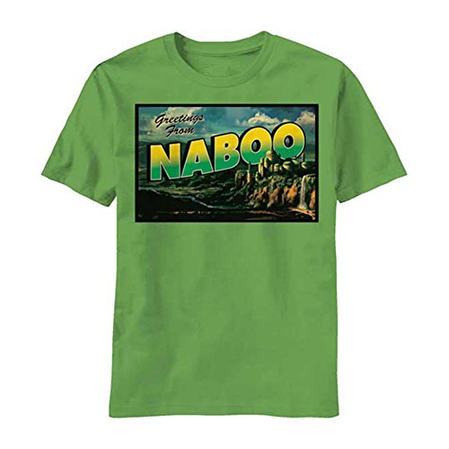 Star Wars Greeting From Naboo Green Men's T-Shirt