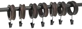 Window Treatments item: Umbra Set of 7 Verve Drapery Rings, Espresso
