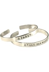 Always Until the Very End Aluminum 1/4" Aluminum Bangle Set - Harry Potter Inspired