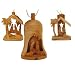 Bethlehem Olive Wood Christmas Ornament Set