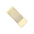 14kt Gold Etched Design Money Clip