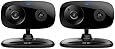 Motorola FOCUS66-2 B Wi-Fi HD Home Monitor Camera - 2 Pack (Black)
