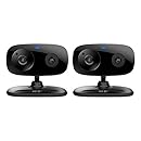 Motorola FOCUS66-2 B Wi-Fi HD Home Monitor Camera - 2 Pack (Black)