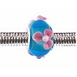 Pandora Style Charm Bead (Z63) Murano Lampwork Glass (14mm x 10mm) (fits Troll too) ~ SERENITY CRYSTALS