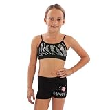 Stretch Zebra Sequin Bra Top