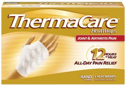 Thermacare Arthritis Pain Relief HeatWraps, Hand & Wrist, 12 Hour-2ct (Pack of 3)