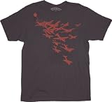 Ames Bros Mow-em Down Charcoal Adult T-shirt Tee