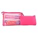 Bagaholics Set of 2 Multipurpose Clutch Pencil Pouch Travel Wallet Makeup Kit Toilet Organizer Medicine Bag Ideal Gift (Peach) RS.350.00