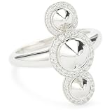 Nicky Hilton Sterling Silver Triple Spike Ring