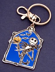 Jack Skull Pumpkin Nightmare Before Christmas Keychain