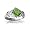 14K White Gold Heart Genuine Peridot Celtic Claddagh Knot Ring Size 4