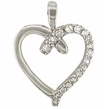 Dazzling Heart Diamond Pendant Necklace
