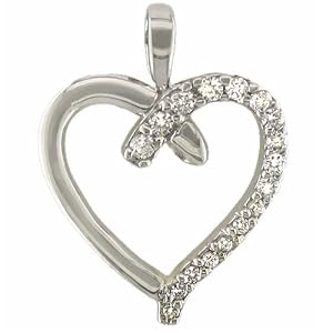 Dazzling Heart Diamond Pendant Necklace