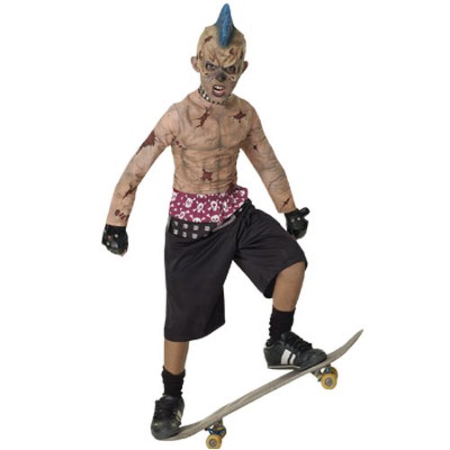 Zombie Skate Punk Costume Boy - Child 12-14