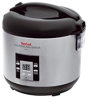 Tefal 4 in 1, RK701115 Slow Cooker, Steamer, Rice Cooker, Porridge Maker, Brushed Chrome