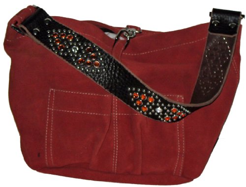 Tylie Malibu Suede Utility Bag (Paprika)