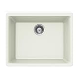 Houzer GEMO N-100U ALPINA Schock-Houzer Gemo Series N-100U Undermount Single Bowl Kitchen Sink, Alpina