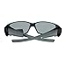 Womens Polarized Fit Over Glasses Sunglasses Rhinestones Rectangle Gray