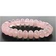 10mm Rondelle Stretch Bracelet - Rose Quartz