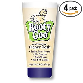 Skin Sake Booty Goo, 2.5-Ounce Tubes (Pack of 4)