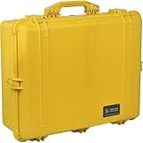 Pelican 1600 Case with Foam for Camera (Yellow)