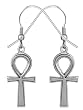 Egyptian Ankh Earrings- 316L Stainless Steel - 1'' Height