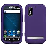 Motorola Photon 4G MB855 Silicone Skin Soft Phone Cover - Purple