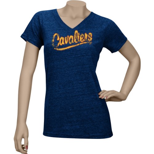 Adidas Cleveland Cavaliers Womens Script V-Neck T-Shirt Medium