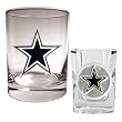 NFL Dallas Cowboys Rocks Glass & Shot Glass Set - Primary Logo