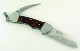 MYERCHIN BW300 OFFSHORE FOLDER SAILING RIGGING FINE EDGE KNIFE & SHEATH