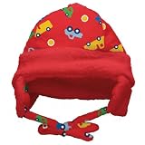 iPlay Fun Fleece Earwarmer Hat, Red, Infant