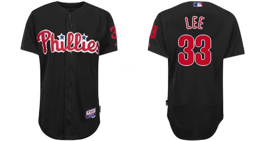 Philadelphia Phillies #33 Lee Black 2011 MLB Authentic Jerseys Cool Base Jersey 48-56 Drop Shipping