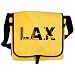 Los Angeles Airport Code LAX California Messenger Bag Yellow