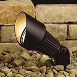 Kichler Lighting 15309AZT12 Landscape Accent Spot Light, Textured Architectural Bronze
