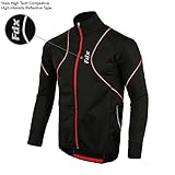 FDX Mens Performance Cycling Jacket Wind stopper Thermal Winter Running Hi viz