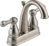 Delta Leland 2575-SSMPU Brilliance Stainless Two Handle Centerset Lavatory Faucet
