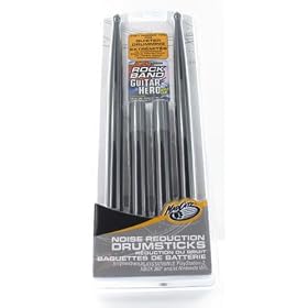 Noise Reduction Drumsticks for Rock Band Guitar Hero for Playstation 3