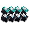 HP 94 C8765WN & HP 95 C8766WN Compatible Remanufactured Combo Pack - 4 Black & 4 Color Ink Cartridges