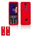 Red Transparent Silicone Skin Cover Case Cell Phone Protector for ZTE C78
