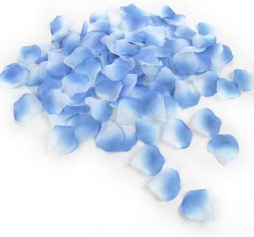 (Price/1680 Pieces)Oparty Wedding Blue Silk Rose Petals, Party Favors
