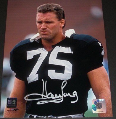 Howie Long Autographed/Hand Signed Oakland Raiders 8x10 Photo