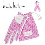 Women's Nicole Miller Pink Ribbon Collection 1 Glove LH Pink