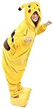 YiTao Deal Anime Pokemon Pikachu Romper Pajamas Costume Cosplay Outfit Size L
