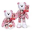 Betty Boop Hearts & Kisses Beanie Bear Plush doll