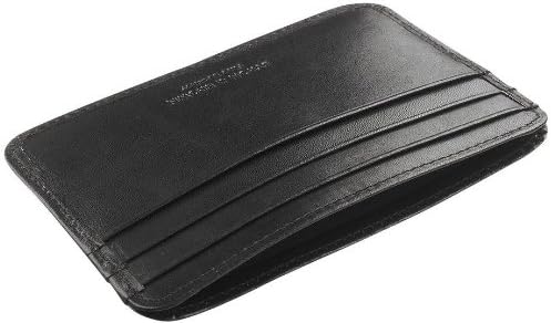 Black Leather Credit Card Holder by Byron and Brown