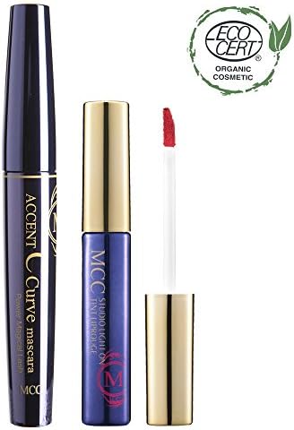 MCC C Curve Voluminzing Mascara + ECOCERT Organic Studio Tint Lip Rouge Set (501)