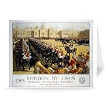 RAIL240 - Greeting Card (Pack of 2) - 7x5 inch - Art247 - Standard Size - Pack Of 2
