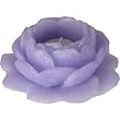 Point a la Ligne Glowing Victorian Rose Small Purple Candle