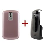 Seidio Innocase Surface Combo Soft Touch Case & Holster for BlackBerry 9000 Bold - Rose Pink